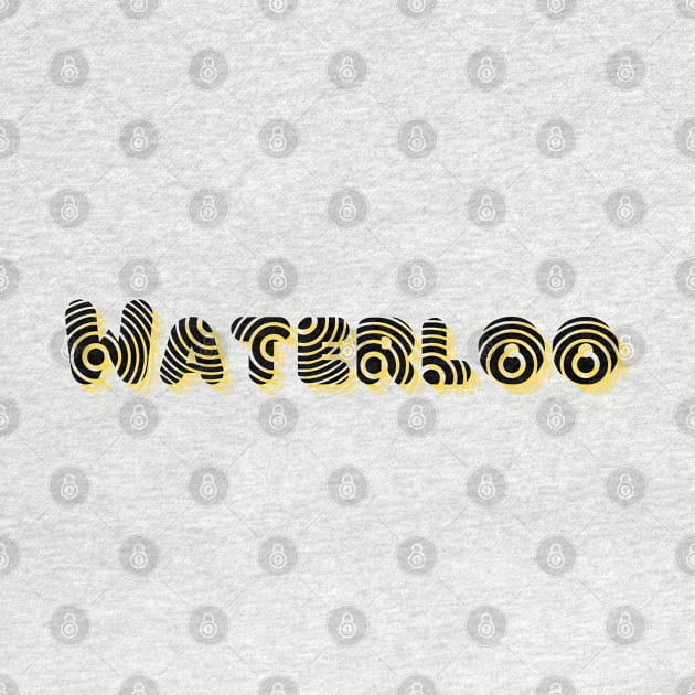 Waterloo - Funky Font by stickersbyjori